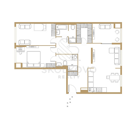 4-х комнатная квартира площадью 115 кв.м.