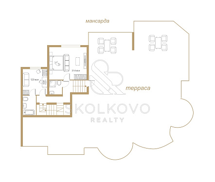  пентхаус площадью 250 кв.м.