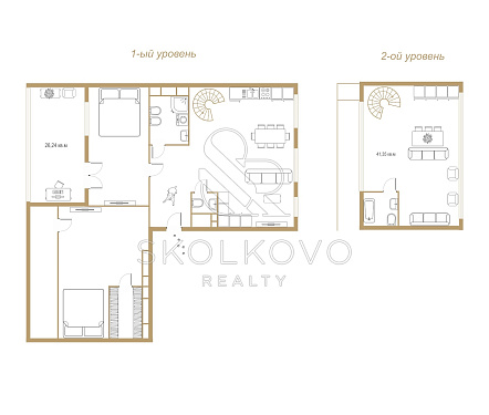 4-х комнатный апартамент площадью 212,3 кв.м.
