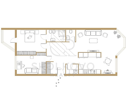4-х комнатная квартира площадью 120,4 кв.м.