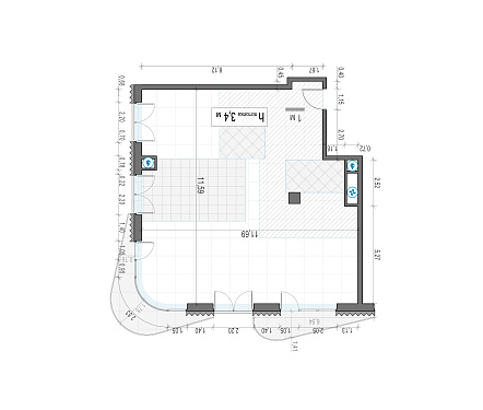  квартира новостройка площадью 124,2 кв.м.