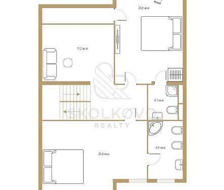таунхаус площадью 353 кв.м.