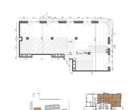  квартира новостройка площадью 206,8 кв.м.