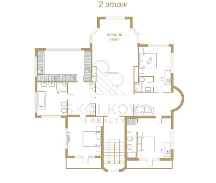 14-и комнатный дом площадью 1074 кв.м.