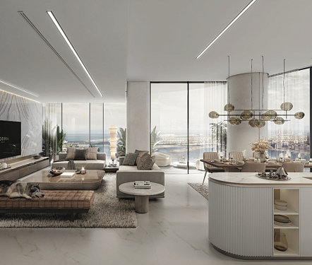  аппартаменты площадью 80 кв.м.