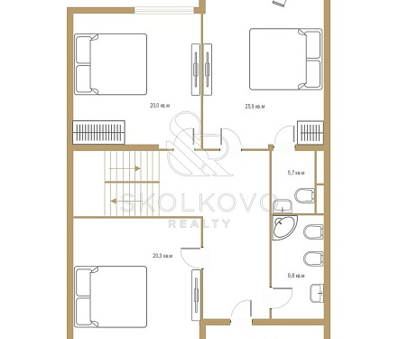  таунхаус площадью 353 кв.м.
