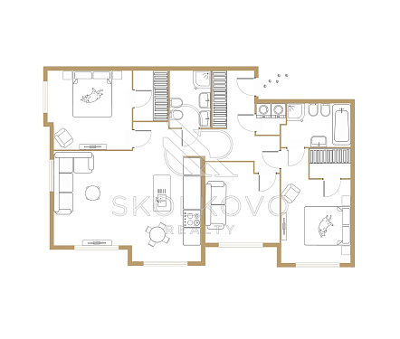 4-х комнатная квартира площадью 141 кв.м.
