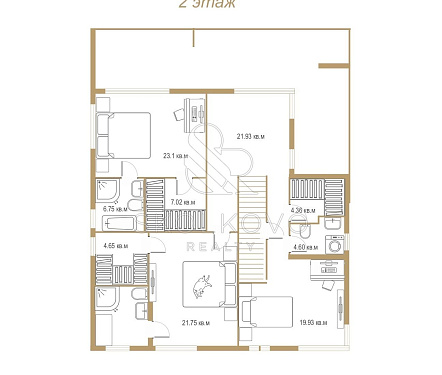 4-х комнатный дом площадью 468 кв.м.