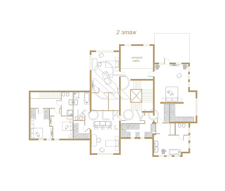 12-и комнатный дом площадью 750 кв.м.