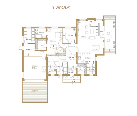 11-и комнатный дом площадью 480 кв.м.