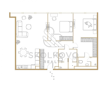3-х комнатный апартамент площадью 102 кв.м.