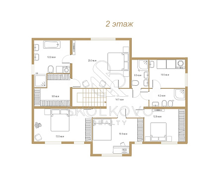 6-и комнатный дом площадью 400 кв.м.