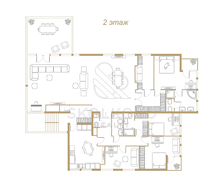 9-и комнатный дом площадью 561,5 кв.м.