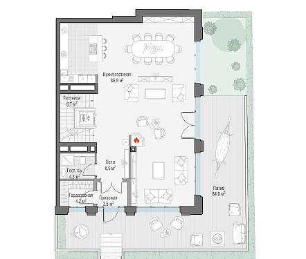  квартира новостройка площадью 342,2 кв.м.