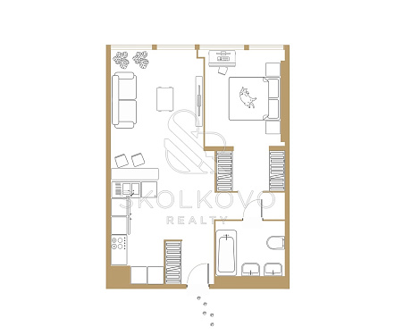 2-х комнатный апартамент площадью 62 кв.м.