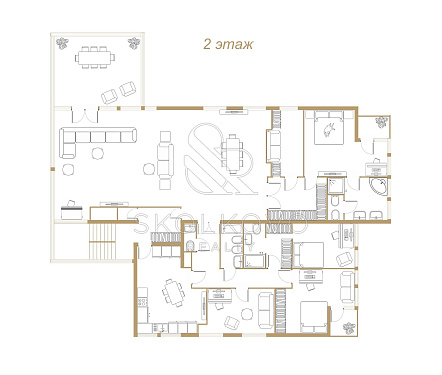 9-и комнатный дом площадью 561,5 кв.м.