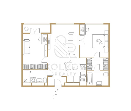 3-х комнатная квартира площадью 100 кв.м.